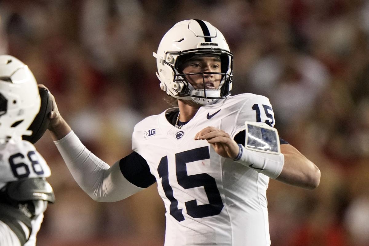 penn-state’s-james-franklin:-qb-drew-allar-might-be-gametime-decision-vs-no.-4-ohio-state-on-saturday