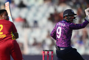 t20-world-cup:-west-indies-begin-to-attack-scotland-bowlers