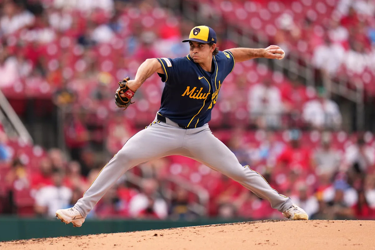 gasser-pitches-career-best-7-2/3-innings-in-10-2-win-as-brewers-sweep-cardinals-in-doubleheader